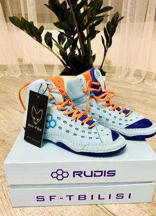 Новые оригинальные борцовки rudis sf-tbilisi 2.0 youth wrestling shoes - world wide 37рр 23 см6 фото