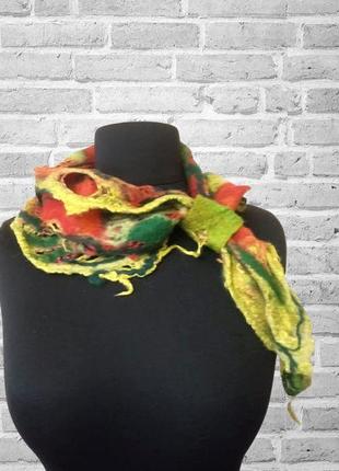 Шийна хустка шарф ′весняний букет′2 фото