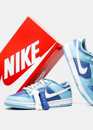 Dunk low blue3 фото