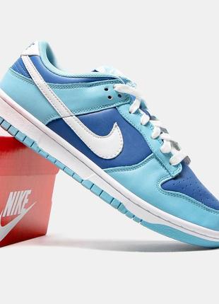 Dunk low blue2 фото