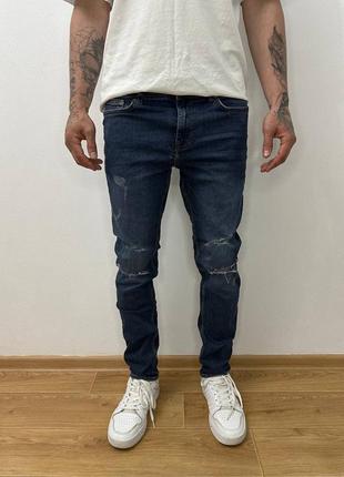 Чоловічі вузькі джинси new look | ціна 530 грн