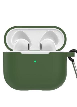 Чехол  hoco silicon для airpods 3 protective case / зеленый