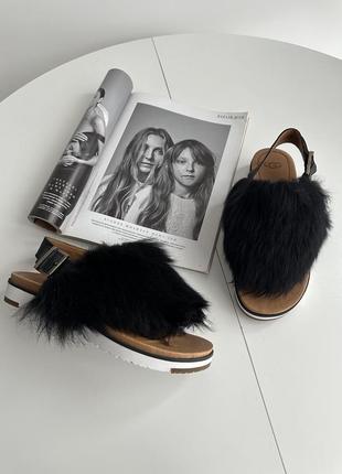 Ugg босоніжки оригінал натуральне хутро3 фото