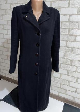 Чёрное кашемировое брендовое пальто zeta evviva кашемир+ шерсть производитель 🇮🇹 италия6 фото