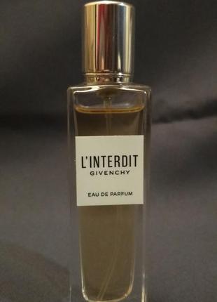 Givenchy l'interdit eau de parfum парфюмированная вода миниатюра