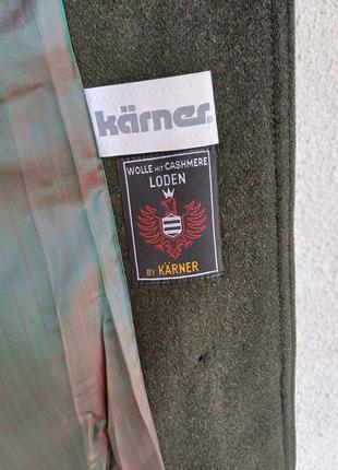 Karner пальто лоден, австрийское охотливое пальто, винтаж7 фото