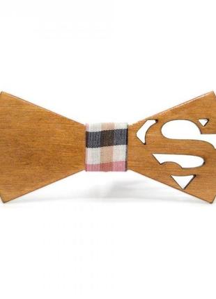 Галстук-бабочка gofin wood 11,5х4,5 см деревяный cl0083091
