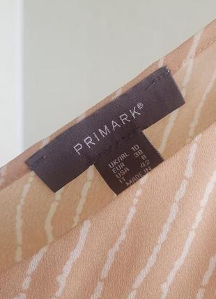 Бежевий топ на бретелях майка блуза primark 104 фото