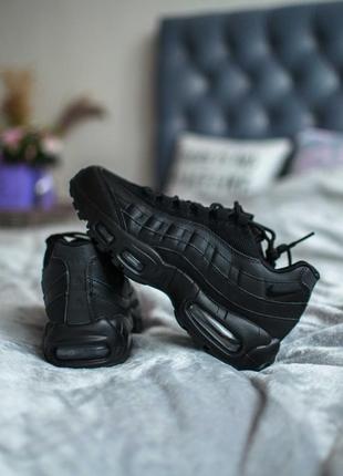 Кроссовки nike air max 95 black кросівки6 фото