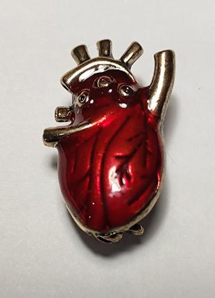 Брошка медична «серце».3 фото