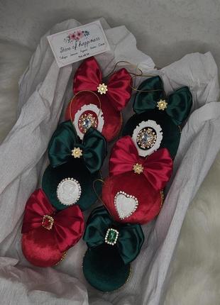 Игрушки на ёлку 6 шт.