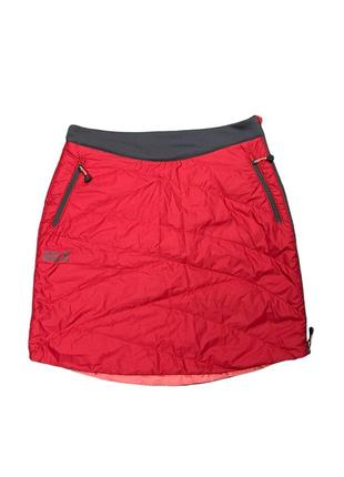 Jack wolfskin insilted quilted skirt современная утепленная повседневая юбка с наполнителем джек вольфскин1 фото