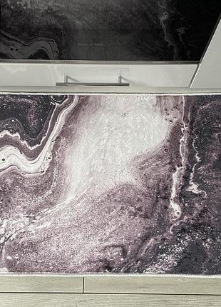 Универсальный ковер 0.6x1.0 м на резиновой основе digital bamboo коричневый мрамор е140