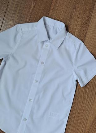 Нарядный набор для мальчика/костюм/брюки для мальчика/белая рубашка с коротким рукавом для мальчика4 фото