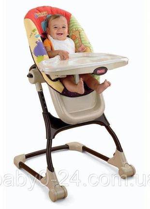 Fisher price стільчик для годування "зоопарк"2 фото