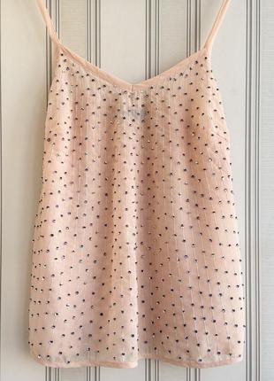 ❤️❤️❤️ніжна брендова майка з пайетками