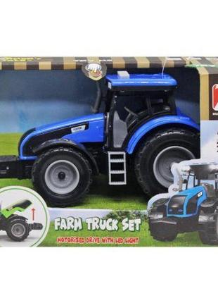 Інерційна іграшка "трактор", синій1 фото