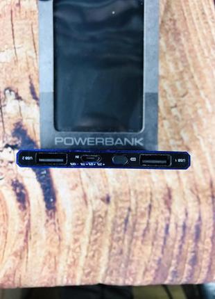 Зарядний пристрій powerbank 5000 ма·год silver crest2 фото