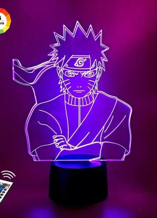 Нічник-світильник 3d "наруто 2" 25х18 см 3dtoyslamp (2000002625100)