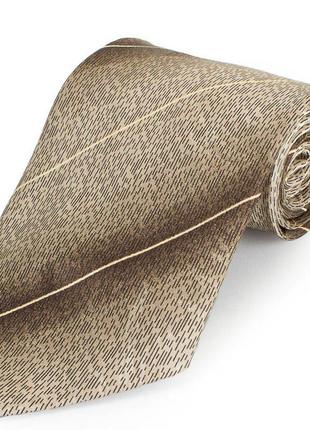 Мужской шелковый галстук (fareshs-136) 136 см schonau & houcken коричневый (2000001333228)1 фото