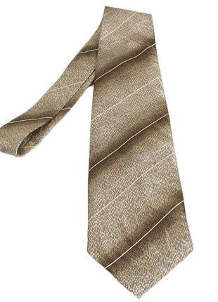 Мужской шелковый галстук (fareshs-136) 136 см schonau & houcken коричневый (2000001333228)2 фото
