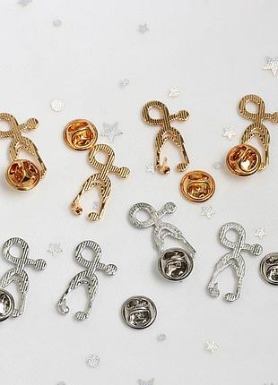 Брошь «стетоскоп» - стильное медицинское, ювелирное украшение для врача.