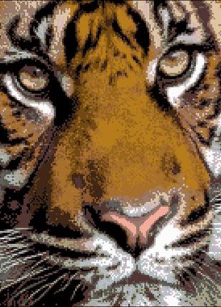 Набір для вишивання бісером тигр 28х35 см олександра токарєва (2000001201763)1 фото
