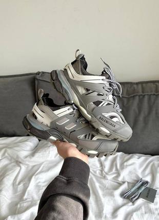 Кроссовки balenciaga track gray premium1 фото