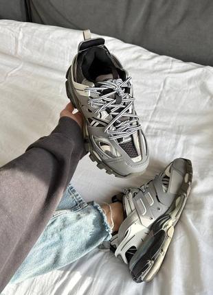 Кроссовки balenciaga track gray premium6 фото