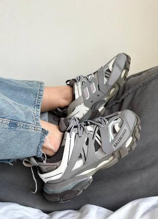 Кроссовки balenciaga track gray premium8 фото