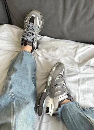 Кроссовки balenciaga track gray premium9 фото