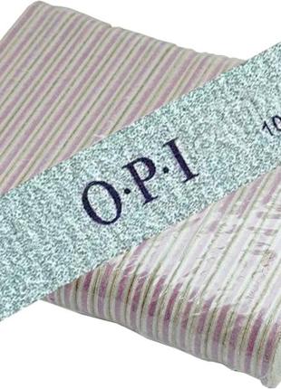 Пилочки для нігтів opi 100/180, міні (25 шт)