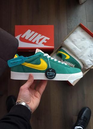 Nike blazer low pro green3 фото