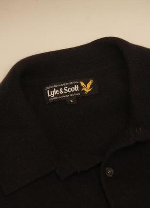 Lyle & scott рр m свитер из шерсти shawl collar5 фото