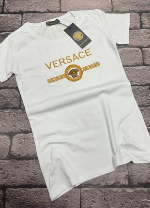 Женская футболка versace1 фото