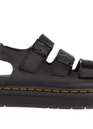Босоніжки dr. martens soloman black hydro leather оригінал