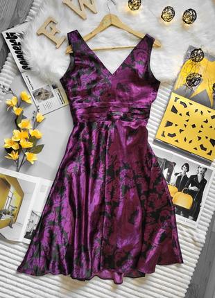 Фіолетове плаття міді l xl чудовий стан2 фото