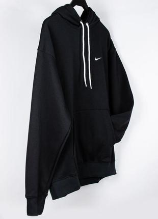 Nike nk solo flc hoodie black.4 фото