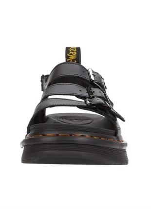 Босоножки dr. martens soloman black hydro leather оригинал3 фото