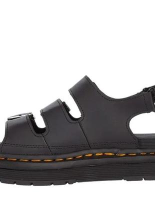 Босоножки dr. martens soloman black hydro leather оригинал5 фото