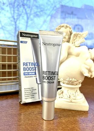 Антитиковый крем под глаза с ретинолом neutrogena® retinol boost eye cream