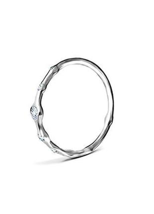 Серебряное кольцо pleiades c фианитами (звездное сияние плеяды)