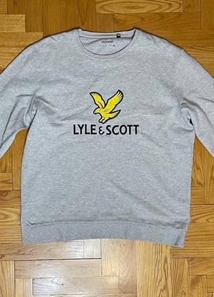 Lyle&scott сведер сірий xxl