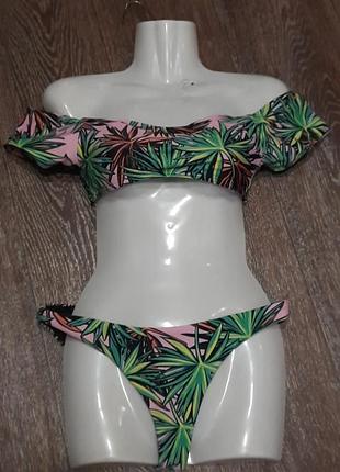 Красивый раздельный купальник р.10 /38 от topshop