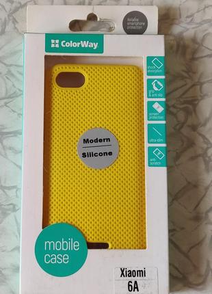 Чохол colorway xiaomi redmi 6a modern silicon yellow