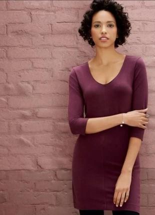 Трикотажная туника, лонгслив.