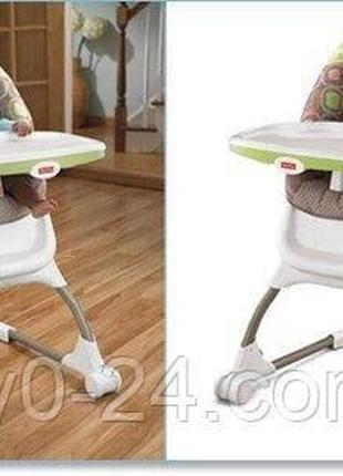 Fisher-price ez clean high chair, coco sorbet4 фото