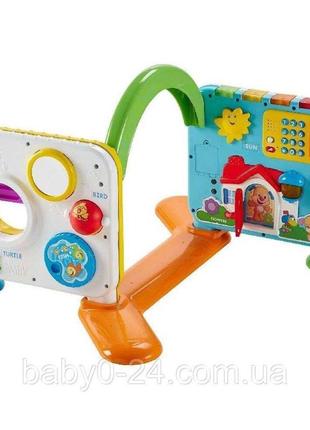 Laugh learn crawl-around center fisher-price змішайся і вчися навчальний будинок центр розумного цуценяти4 фото