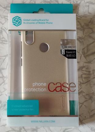 Чохол nillkin xiaomi 6x mi 6x (a2) protection case gold