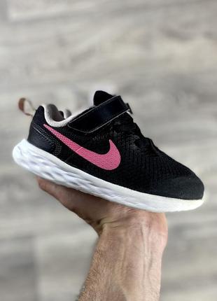 Nike runner кроссовки 26 размер детские чёрные оригинал